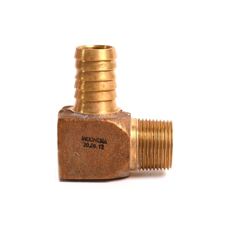 Thrifco Plumbing 3/4 BRASS INSERT MALE COMB ELL 6522126